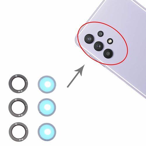 Back Kamera Linse Abdeckung Cover f�r Samsung Galaxy A32 5G Ersatzteil Reparatur