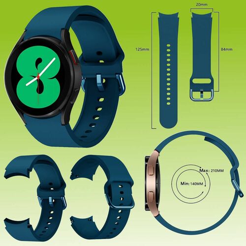 F�r Samsung Galaxy Watch FE 6 5 4 Normal Pro Classic alle Gr��en Kunststoff Armband 