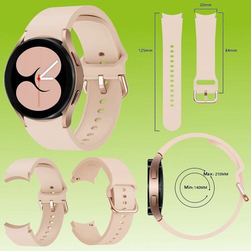 F�r Samsung Galaxy Watch FE 6 5 4 Normal Pro Classic Kunststoff Band