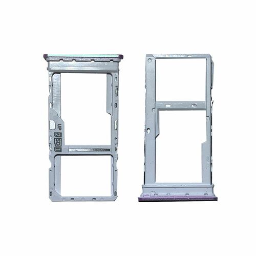 SIM plus Micro SD Karten Halter Adapter f�r Motorola Moto G30 Silber Ersatzteil Reparatur