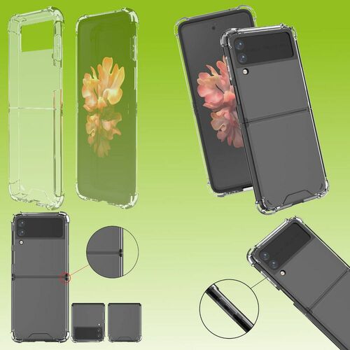 F�r Samsung Galaxy Z Flip3 5G Silikoncase TPU Schutz Transparent Handy Tasche H�lle Cover Etui Zubeh�r Neu