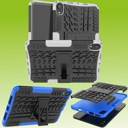 F�r Apple iPad Mini 2024 8.3 Zoll / Mini 6 2021 Hybrid Outdoor Schutzh�lle Case Wei� Tasche Cover Etuis