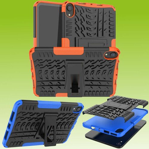 F�r Apple iPad Mini 2024 8.3 Zoll / Mini 6 2021 Hybrid Outdoor Schutzh�lle Case Orange Tasche Cover Etuis