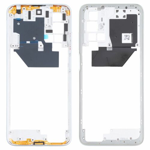 Mittel Rahmen Middle Frame Bezel Plate f�r Xiaomi Redmi 10 Ersatzteil Reparatur Wei�