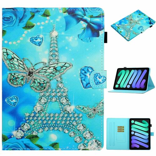 F�r Apple iPad Mini 2024 8.3 / Mini 6 2021 Kunstleder Motiv 16 Tasche