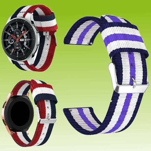 F�r Samsung Galaxy Watch FE 6 5 4 Normal Pro Classic Nylon Armband
