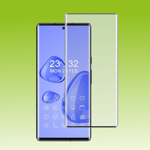 Fr Google Pixel 6 Pro 2x 4D Premium 0,3 mm H9 Hart Glas Schwarz Folie Schutz Hlle Neu