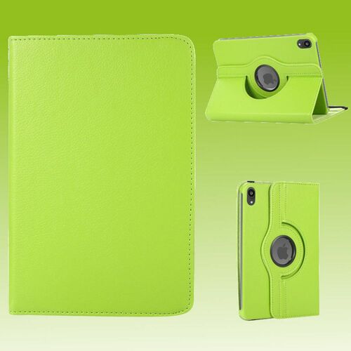 F�r Apple iPad Mini 2024 8.3 Zoll / Mini 6 2021 360 Grad Rotation Kunstleder H�lle Gr�n