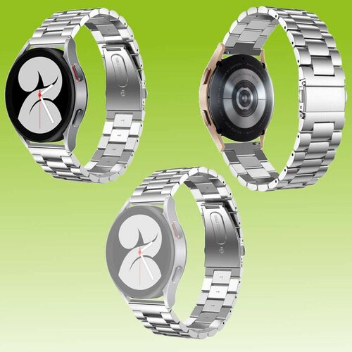 F�r Samsung Galaxy Watch FE 6 5 4 Normal Pro Classic Stahl Armband