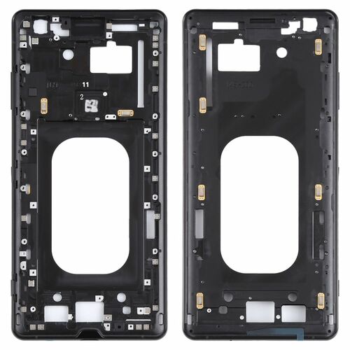 Middle Frame Bezel Plate Mittelrahmen Rahmen f�r Sony Xperia XZ3 Schwarz Ersatzteil Reparatur 