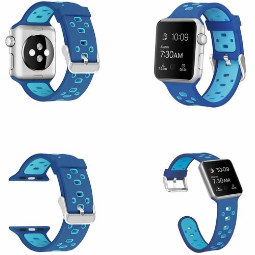 F�r Apple Watch Serie 11 10 / Ultra 3 2 1 / 9 8 7 6 5 Kunststoff Silikon Armband 