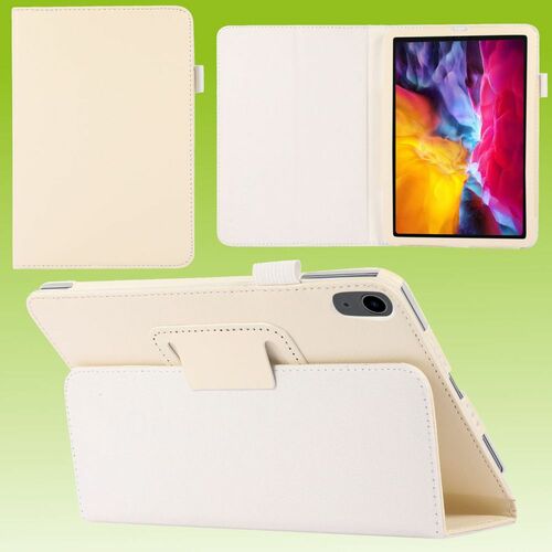 F�r Apple iPad Mini 2024 8.3  / Mini 6 2021 Kunstleder H�lle Wei�