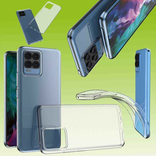 F�r Oppo Realme 8 / 8 Pro Silikoncase TPU Schutz Transparent Handy Tasche H�lle Cover Etui Zubeh�r Neu