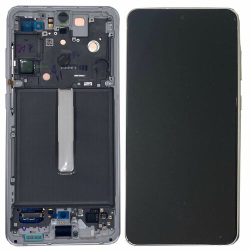 Samsung LCD Display Kompletteinheit GH82-26414B f�r Galaxy S21 FE Ersatzteil Wei�