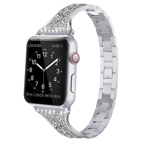 F�r Apple Watch Series 11 10 42mm / 9 8 7 41mm Diamant Design Armband