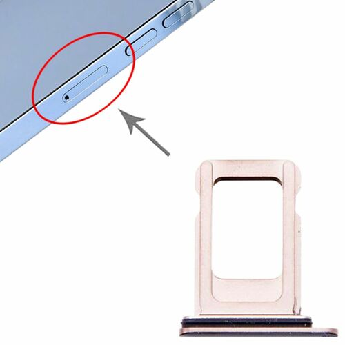 SIM Karten Halter Adapter Card Tray f�r Apple iPhone 13 Pro Max Ersatzteil Zubeh�r Gold