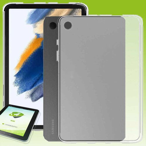 F�r Samsung Galaxy Tab A8 2021 X205 X200 Transparent H�lle Tablet Tasche Cover + H9 Hart Glas