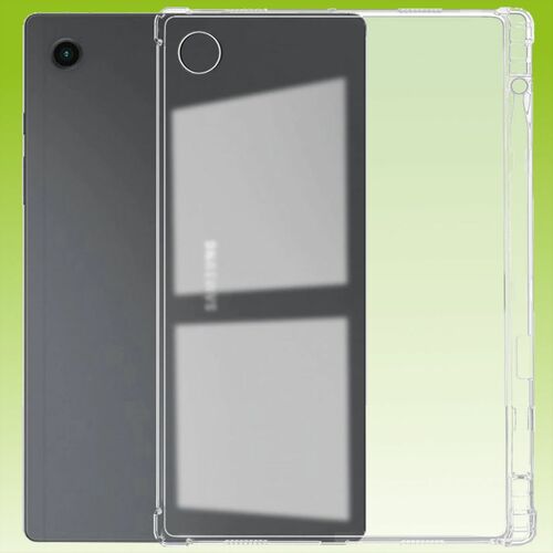 F�r Samsung Galaxy Tab A8 10.5 2021 X205 X200 Transparent Tablet Tasche H�lle Case TPU Silikon d�nn mit Stift Halterung