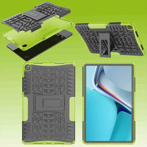 F�r Oppo Realme Pad 10.4 Hybrid Outdoor Schutzh�lle Case Gr�n Tasche Cover Etuis