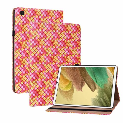 F�r Samsung Galaxy Tab A7 Lite 2021 8.7 Design Muster Pink Kunstleder H�lle Cover Tablet Tasche Case Neu