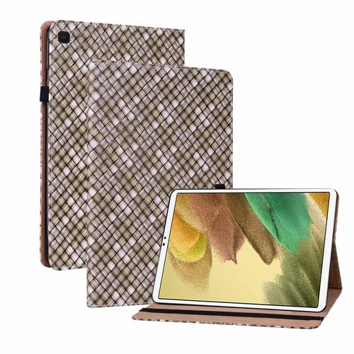 F�r Samsung Galaxy Tab A7 Lite 2021 8.7 Design Muster Braun Kunstleder H�lle Cover Tablet Tasche Case Neu