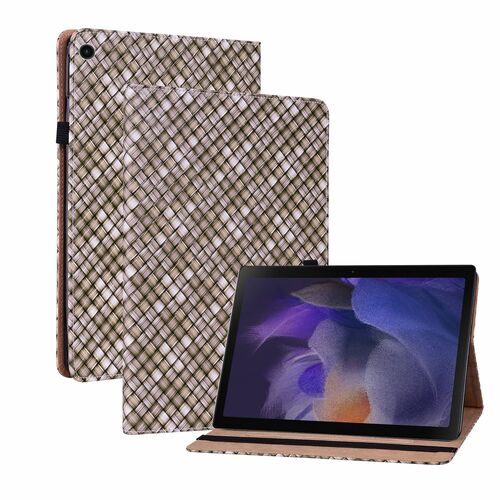F�r Oppo Realme Pad 10.4 Design Muster Braun Kunstleder H�lle Cover Tablet Tasche Case Neu