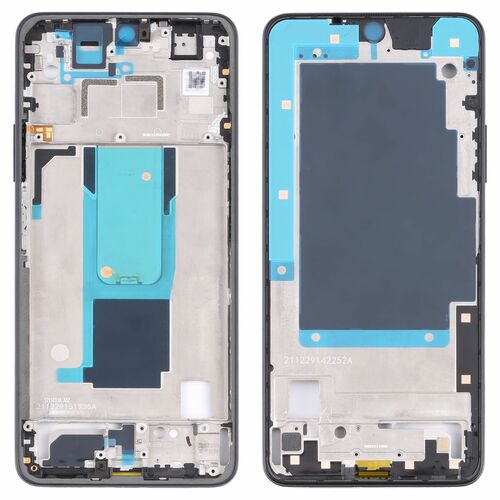 Front Housing LCD Rahmen Bezel Plate f�r Xiaomi Redmi Note 11 Pro Plus 5G Ersatzteil Schwarz