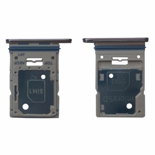 Dual SIM Karten Halter Adapter f�r Samsung Galaxy A53 5G GH98-47263D Awesome Peach / Orange Ersatzteil