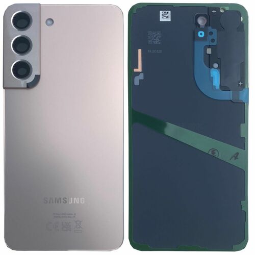 Akkudeckel Back Cover Akku Fach Deckel f�r Samsung Galaxy S22 GH82-27434D Pink Gold Ersatzteil