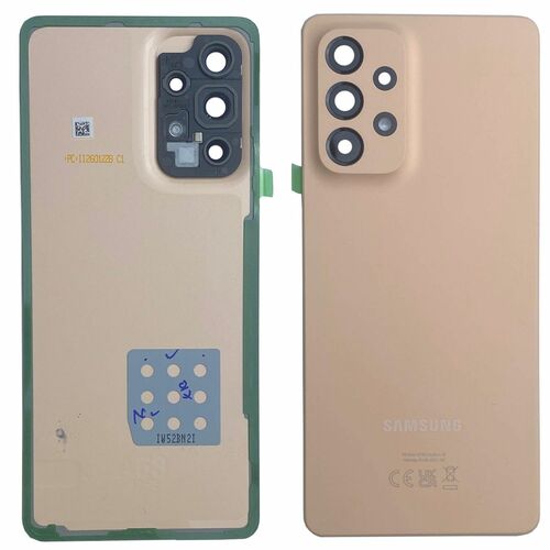 Akkudeckel Back Cover Akku Fach Deckel f�r Samsung Galaxy A53 5G GH82-28017D Awesome Peach / Orange