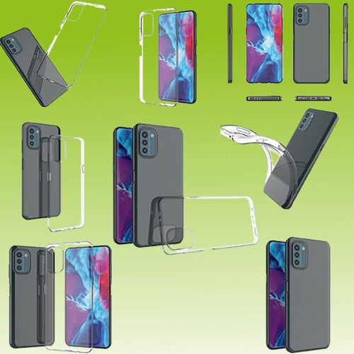 F�r Nokia G21 / G11 Silikoncase TPU Schutz Transparent Handy Tasche H�lle Cover Etui Zubeh�r Neu