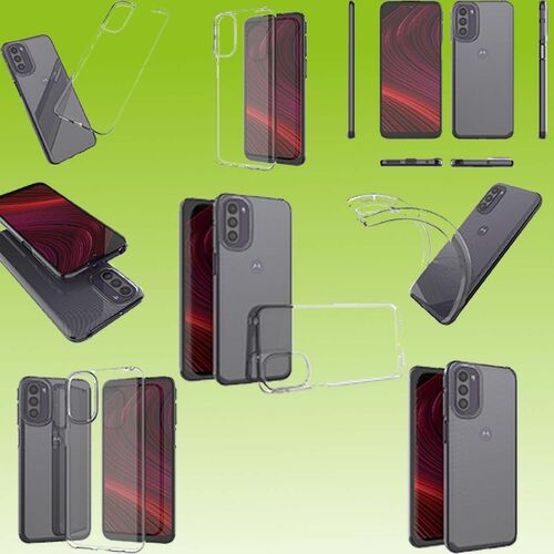 F�r Motorola Moto G31 / G41 Silikoncase TPU Schutz Transparent Handy Tasche H�lle Cover Etui Zubeh�r Neu