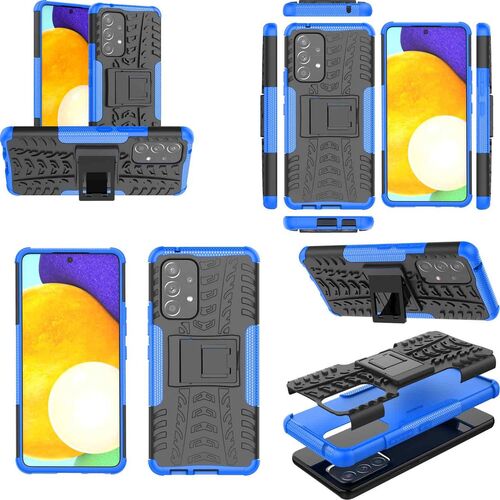 Fr Samsung Galaxy A53 5G Hybrid Case 2teilig Outdoor Blau Tasche Hlle Cover Schutz