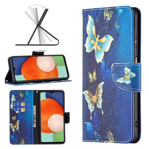 F�r Samsung Galaxy A13 4G Kunstleder Handy Tasche Book Motiv 7 Schutz H�lle Case Cover Etui Neu