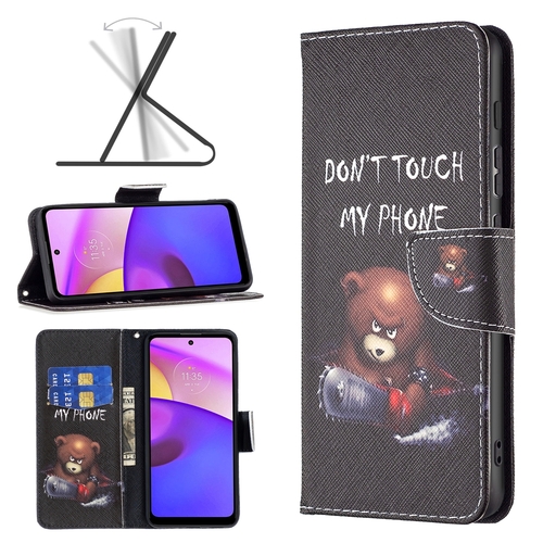 F�r Motorola Moto E40 / E20 Kunstleder Handy Tasche Book Motiv 1 Schutz H�lle Case Cover Etui Neu