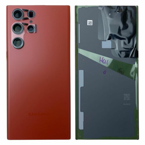 Akkudeckel Back Cover Akku Fach Deckel f�r Samsung Galaxy S22 Ultra GH82-27457H Rot
