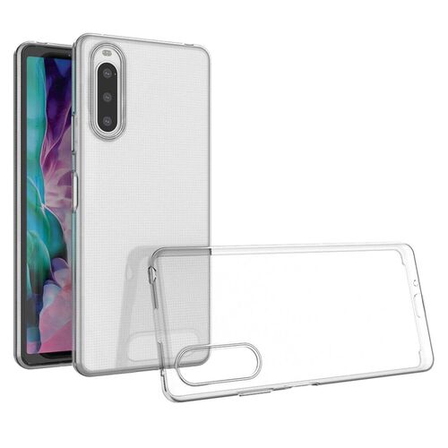 F�r Sony Xperia 10 IV 4. Gen Silikoncase TPU Schutz Transparent Handy Tasche H�lle Cover Etui Zubeh�r Neu