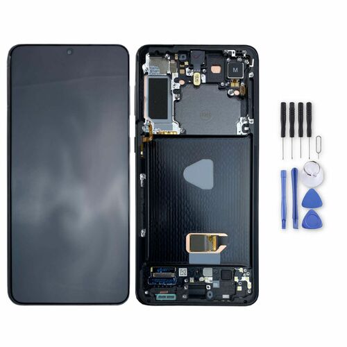 Samsung LCD Display Kompletteinheit GH82-27500B f�r Galaxy S22 Plus 5G Phantom White / Wei�