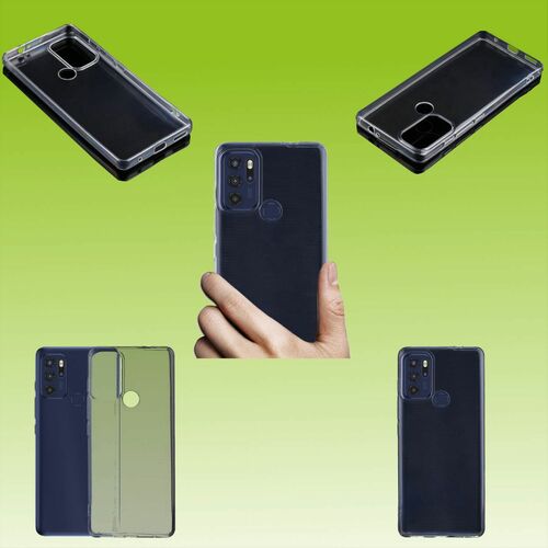 F�r Motorola Moto G60s Silikoncase TPU Schutz Transparent Handy Tasche H�lle Cover Etuis