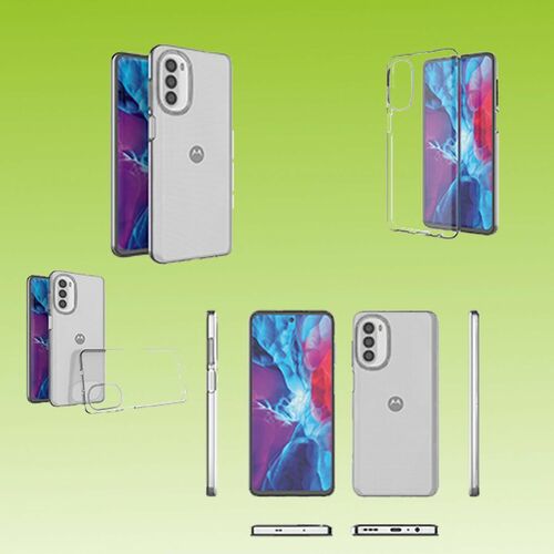 F�r Motorola Moto G52 Silikoncase TPU Schutz Transparent Handy Tasche H�lle Cover Etuis
