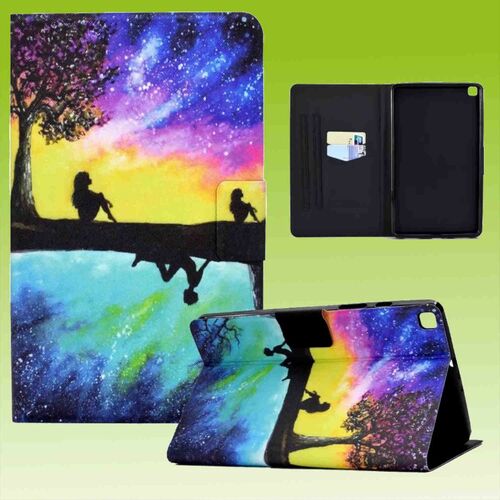 F�r Samsung Galaxy Tab A7 Lite 2021 8.7 Design Motiv 30 Kunstleder H�lle Cover Tablet Tasche Case Neu