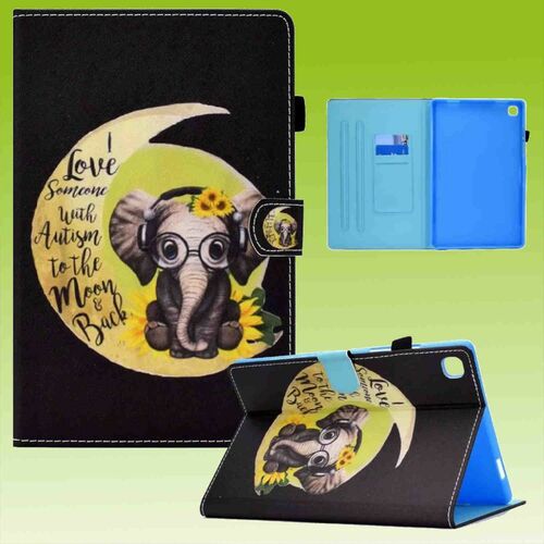 Fr Samsung Galaxy Tab A7 Lite 2021 8.7 Design Motiv 32 Kunstleder Hlle Cover Tablet Tasche Case Neu
