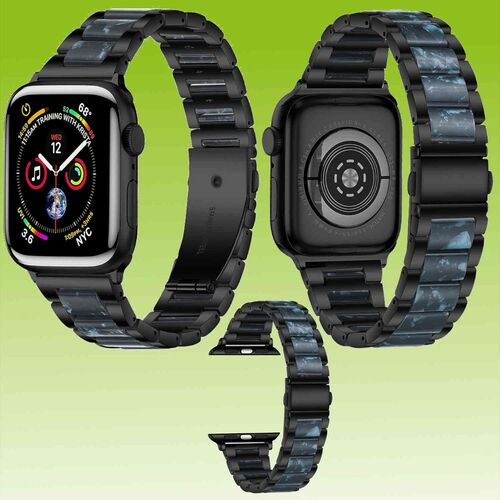 F�r Apple Watch Serie 11 10 / Ultra 3 2 1 49mm 9 8 7 6 5 4 Metall / Harz Armband 