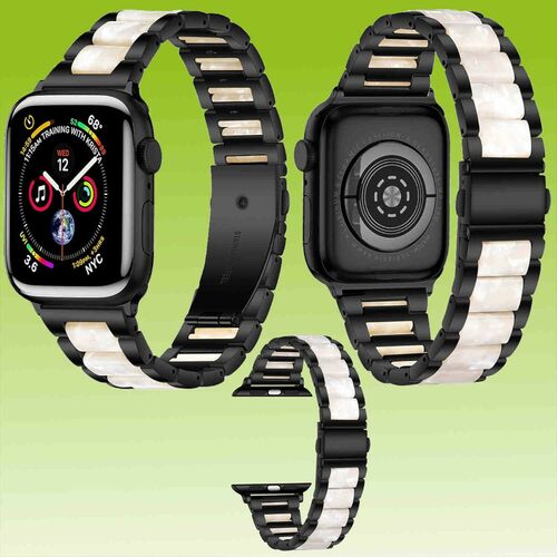 F�r Apple Watch Serie 11 10 / Ultra 3 2 1 49mm 9 8 7 6 5 4 Metall / Harz Armband 