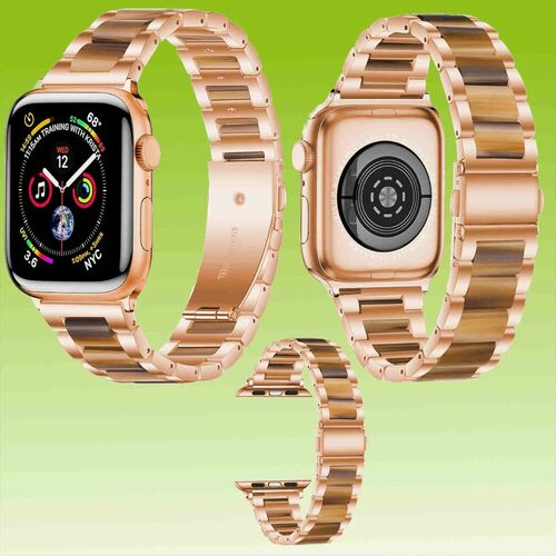 F�r Apple Watch Serie 11 10 / Ultra 3 2 1 49mm 9 8 7 6 5 4 Metall / Harz Armband 