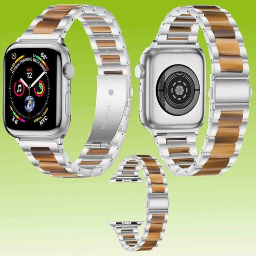 F�r Apple Watch Serie 11 10 / Ultra 3 2 1 49mm 9 8 7 6 5 4 Metall / Harz Armband 