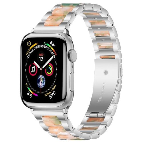 F�r Apple Watch Series 11 10 42mm / 9 8 7 41mm Metall Design Armband