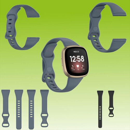 Metall Magnet / Kunststoff / Silikon Uhr Armband oder H�lle f�r Fitbit Versa 4 / Versa 3 / Sense 