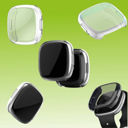 Metall Magnet / Kunststoff / Silikon Uhr Armband oder H�lle f�r Fitbit Versa 4 / Versa 3 / Sense 