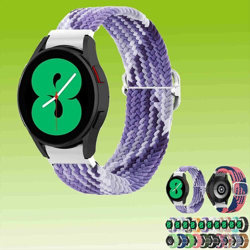 F�r Samsung Galaxy Watch FE 6 5 4 Normal Pro u.Classic Nylon Arm Band